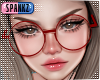 !!S Big Glasses Red
