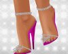 Sparkly Hot Pink Heels