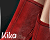 ❤Bow Boots Red
