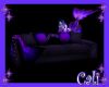 Purple pose couch