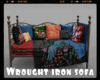 *Wrought Iron Sofa