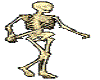 Skeleton sticker