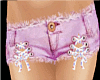 Pink Heart String Shorts