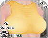 [Pets] Midriff | Yellow