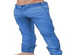 Blue Casual Men's Pants
