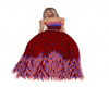 feathered Gown Red (Kids