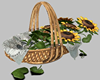 Boho Sunflower Basket