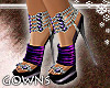Jewelry heels - purple