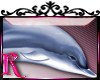 *R* Blue Dolphin Sticker