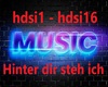 Hinter dir steh ich