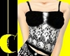 BlacknWhite Lace Tank