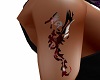 arm dragon tatto red 2