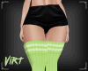 {Virt} Shorts+Socks Lime
