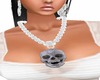 DIAMOND skull necklace