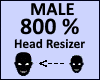 Head Scaler 800% Male