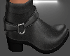 E~D Black Ankle Boots
