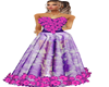 Purple Lace Gown