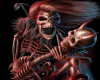 SE*Guitarist Skull WH