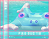 ♔ Float ♥ Blue Frog