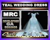 TEAL WEDDING DRESS