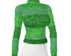 Green Turtleneck Sweater