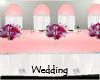 Pink Head Wedding Table