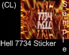 Hell 7734 Sticker