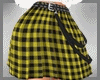 !D plaid skirt yellow