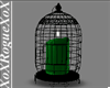 Caged Candle Green
