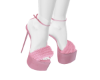 Pink Fur Heel