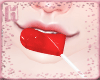 |H| Heart Lollipop Red