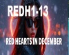 RED HEARTS IN DECEMBER