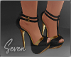 !7 Black Gold Shoes