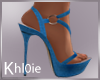 K denim blue heels