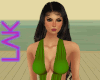 Fire green bathing suit