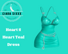 Heart 2 Heart Teal Dress
