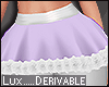 𝓛 Skirt-Cute Fur Trim