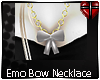 K! Emo Bow Necklace =