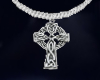 Silver celtic cross