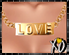 XOe| LOVE Chain Gold