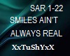 =T= SMILES AINT ALWAYS