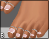 Sexy Feet Silver Rings