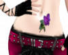 !A Purple Rose Belly Tat