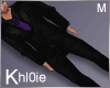K Black Purple Suit