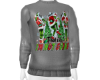 GRAY GRINCH SWEATER