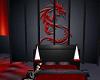 red dragon bed w. poses