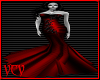 vcv Red Satin Gown
