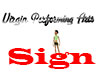 Virgin Performers sign