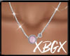 -BG- Pink Opal Necklace