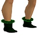 green winter boots